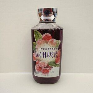 BATH & BODY WORKS Winterberry Wonder Shower Gel Body Wash Soap 10oz Retired XMAS